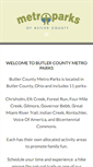 Mobile Screenshot of butlercountymetroparks.org